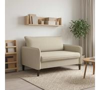 vidaXL Sillón XXL Beige Terciopelo