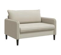 vidaXL Sillón XXL Beige Terciopelo