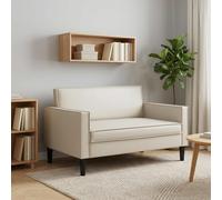vidaXL Sillón XXL Blanco Cuero sintético