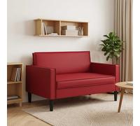 vidaXL Sillón XXL Burdeos Cuero sintético