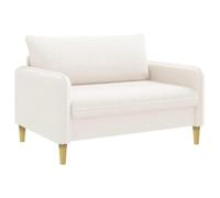vidaXL Sillón XXL Crema Bouclé
