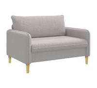 vidaXL Sillón XXL Gris Claro Bouclé