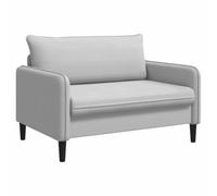 vidaXL Sillón XXL Gris Claro Terciopelo