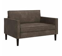 vidaXL Sillón XXL Gris Oscuro Cuero de Suede Sintético