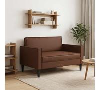 vidaXL Sillón XXL Marrón Cuero sintético