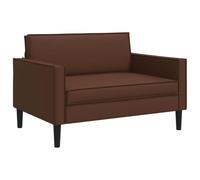 vidaXL Sillón XXL Marrón Cuero sintético