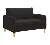 vidaXL Sillón XXL Negro Bouclé