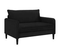 vidaXL Sillón XXL Negro Terciopelo