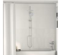 vidaXL Sistema de Ducha Plateado 47 x 20 x 95 cm Acero inoxidable