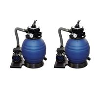 vidaXL Sistema de Filtración Arena Filtrante 11000 L Bomba Piscina Filtro Agua Cantidad 1 unidad, 2 unidades