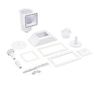 vidaXL Skimmer de Piscina de Boca Ancha de 11 Piezas 34,3x25x30,5 cm