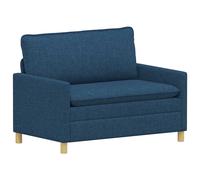 vidaXL Sofá 126 x 81 x 87,5 cm Multicolor Azul
