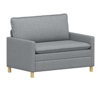 vidaXL Sofá Gris claro 126 x 81 x 87,5 cm