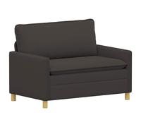 vidaXL Sofá 126 x 81 x 87,5 cm Tela Multicolor Gris oscuro