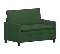 vidaXL Sofá 126 x 81 x 87,5 cm Tela Multicolor Verde selva