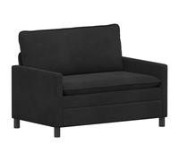 vidaXL Sofá 126 x 81 x 87,5 cm Terciopelo Multicolor Negro