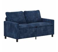 vidaXL Sofá 156 x 81 x 87,5 cm Poliéster Multicolor Azul marino