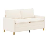vidaXL Sofá 156 x 81 x 87,5 cm Tela Multicolor Crema
