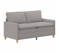 vidaXL Sofá 156 x 81 x 87,5 cm Tela Multicolor Gris claro