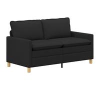 vidaXL Sofá 156 x 81 x 87,5 cm Tela Multicolor Negro