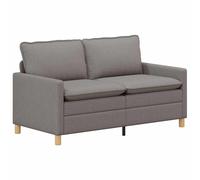 vidaXL Sofá 156 x 81 x 87,5 cm Tela Multicolor Topo