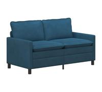 vidaXL Sofá 156 x 81 x 87,5 cm Terciopelo Multicolor Azul