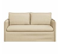 vidaXL Sofá 156 x 82 x 85 cm tela Crema