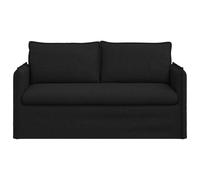 vidaXL Sofá 156 x 82 x 85 cm tela Negro