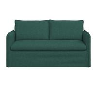 vidaXL Sofá 156 x 82 x 85 cm tela Verde Oscuro