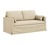 vidaXL Sofá 158 x 78 x 80 cm tela Multicolor Crema