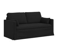 vidaXL Sofá 158 x 78 x 80 cm tela Multicolor Negro