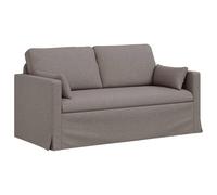 vidaXL Sofá 158 x 78 x 80 cm tela Multicolor Taupé