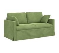 vidaXL Sofá 158 x 78 x 80 cm Terciopelo Multicolor Verde claro