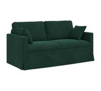 vidaXL Sofá 158 x 78 x 80 cm Terciopelo Multicolor Verde oscuro