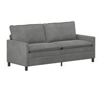 vidaXL Sofá 196 x 81 x 87,5 cm Terciopelo Multicolor Gris oscuro