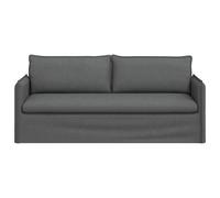 vidaXL Sofá 196 x 82 x 85 cm tela Gris Oscuro