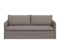 vidaXL Sofá 196 x 82 x 85 cm tela Taupé