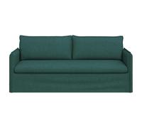 vidaXL Sofá 196 x 82 x 85 cm tela Verde Oscuro