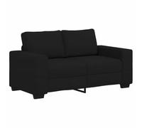vidaXL Sofá 2 plazas Tela Negro 160x77x82 cm, sofá, sofá de Dos plazas, sofá de 2 plazas de Tela, sofá de 2 plazas, sofá de Tela, sofá de Dos plazas de Tela