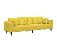 vidaXL Sofá 250 x 77 x 76 cm Terciopelo Multicolor Amarillo