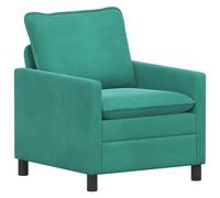 vidaXL Sofá 76 x 81 x 87,5 cm Terciopelo Multicolor Tuquesa