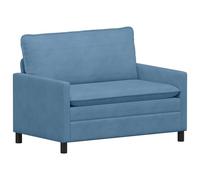 vidaXL Sofá Azul 126 x 81 x 87,5 cm Tela