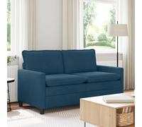 vidaXL Sofá Azul 156 x 81 x 87,5 cm Terciopelo