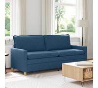 vidaXL Sofá Azul 196 x 81 x 87,5 cm Tela
