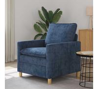 vidaXL Sofá Azul 76 x 81 x 87,5 cm Poliéster