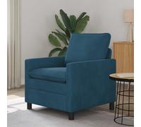vidaXL Sofá Azul 76 x 81 x 87,5 cm Terciopelo