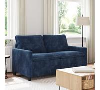 vidaXL Sofá Azul marino 156 x 81 x 87,5 cm Poliéster