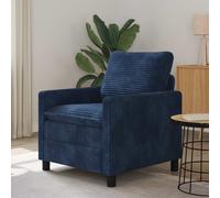 vidaXL Sofá Azul marino 76 x 81 x 87,5 cm Poliéster