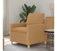 vidaXL Sofá Beige 76 x 81 x 87,5 cm Tela