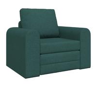 vidaXL Sofá cama Verde oscuro 98 x 71 x 83 cm tela